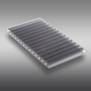 CHAPA DE POLICARBONATO ALVEOLAR - PRATA - 2.100 X 6.000 X 6MM.