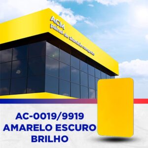 PAINEL ACM - AMARELO ESCURO BRILHO - 1.500 X 5.000MM, 3MM