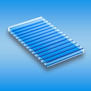 CHAPA DE POLICARBONATO ALVEOLAR - AZUL - 2.100 X 6.000 X 4MM.